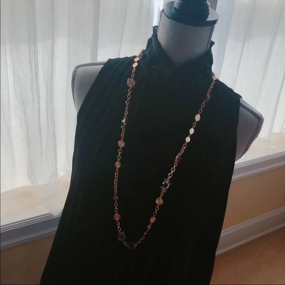 LAST ONE Tory burch Black Gold 2way Necklace - Picture 3 of 8